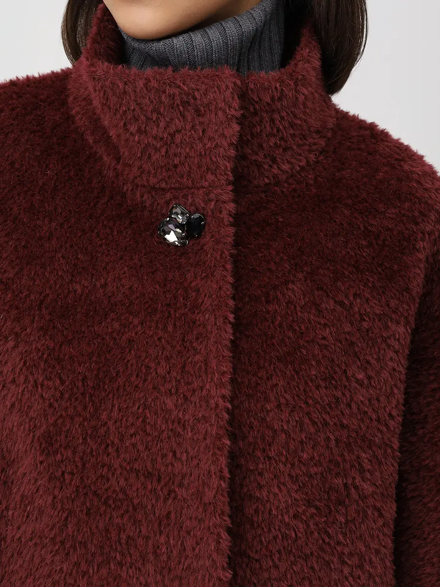 Пальто однотонное