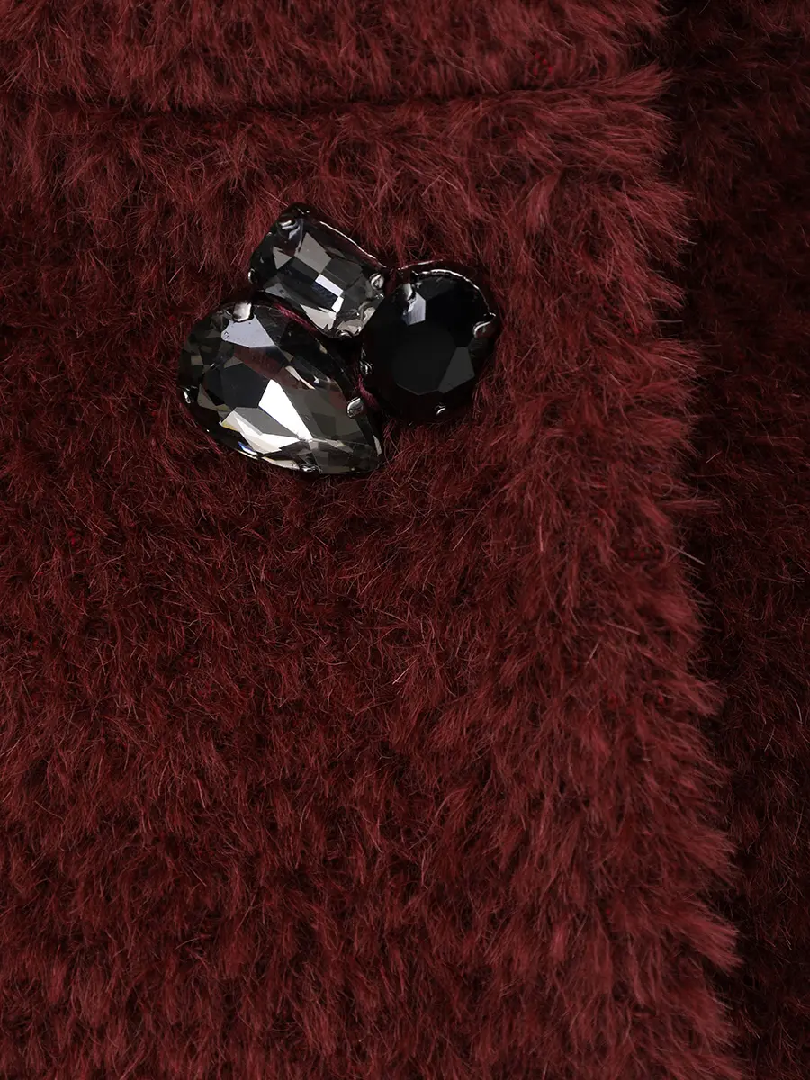 Пальто однотонное