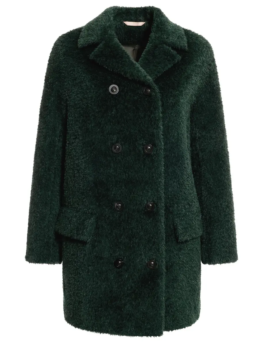 Пальто из сури альпака