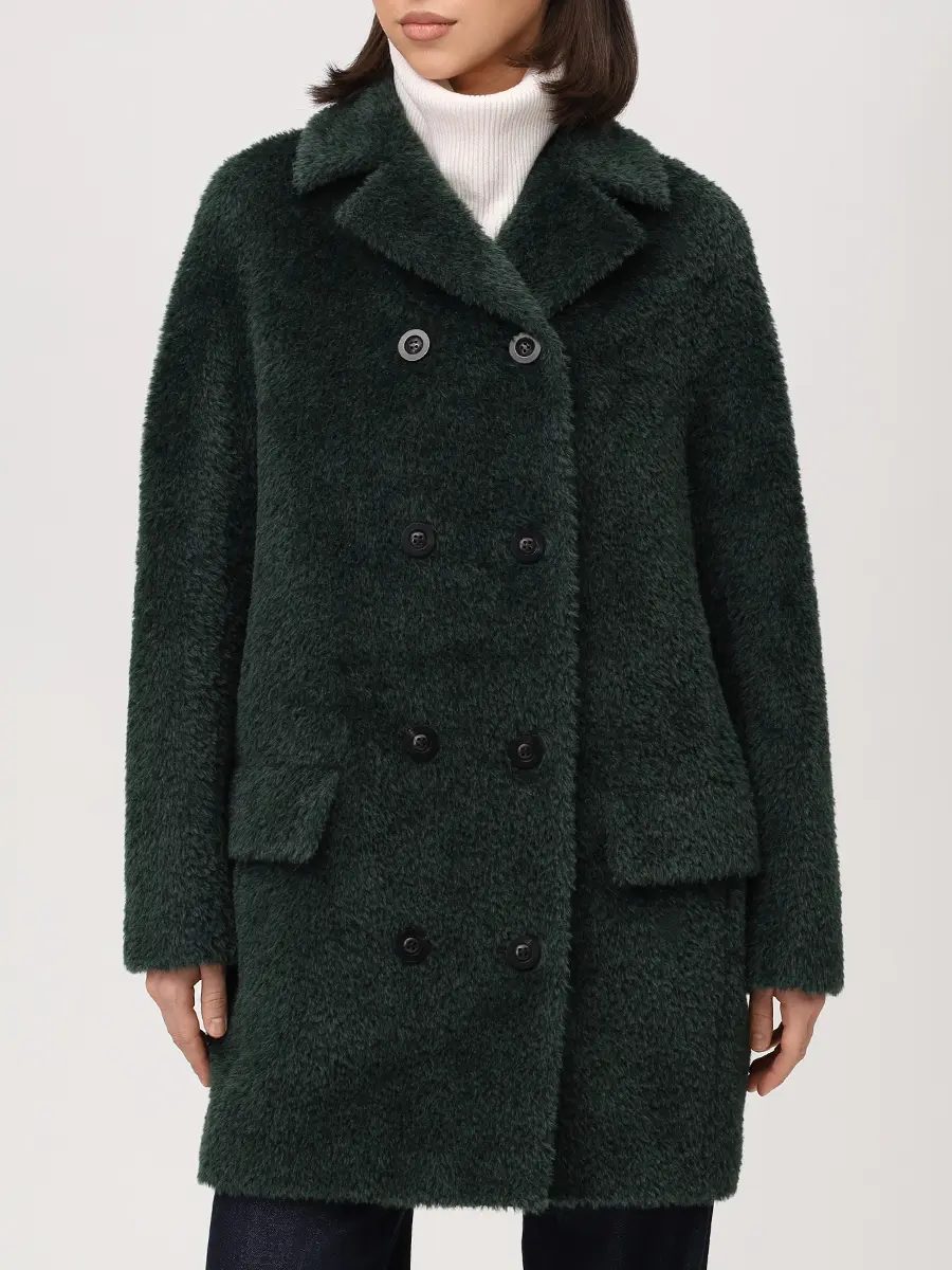 Пальто из сури альпака