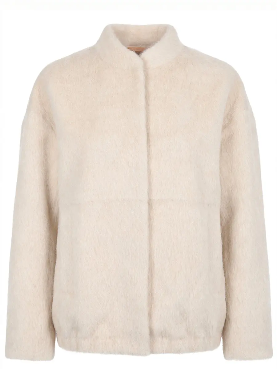 Пальто из сури альпака