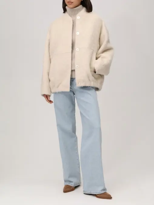 Пальто из сури альпака ELISABETTA