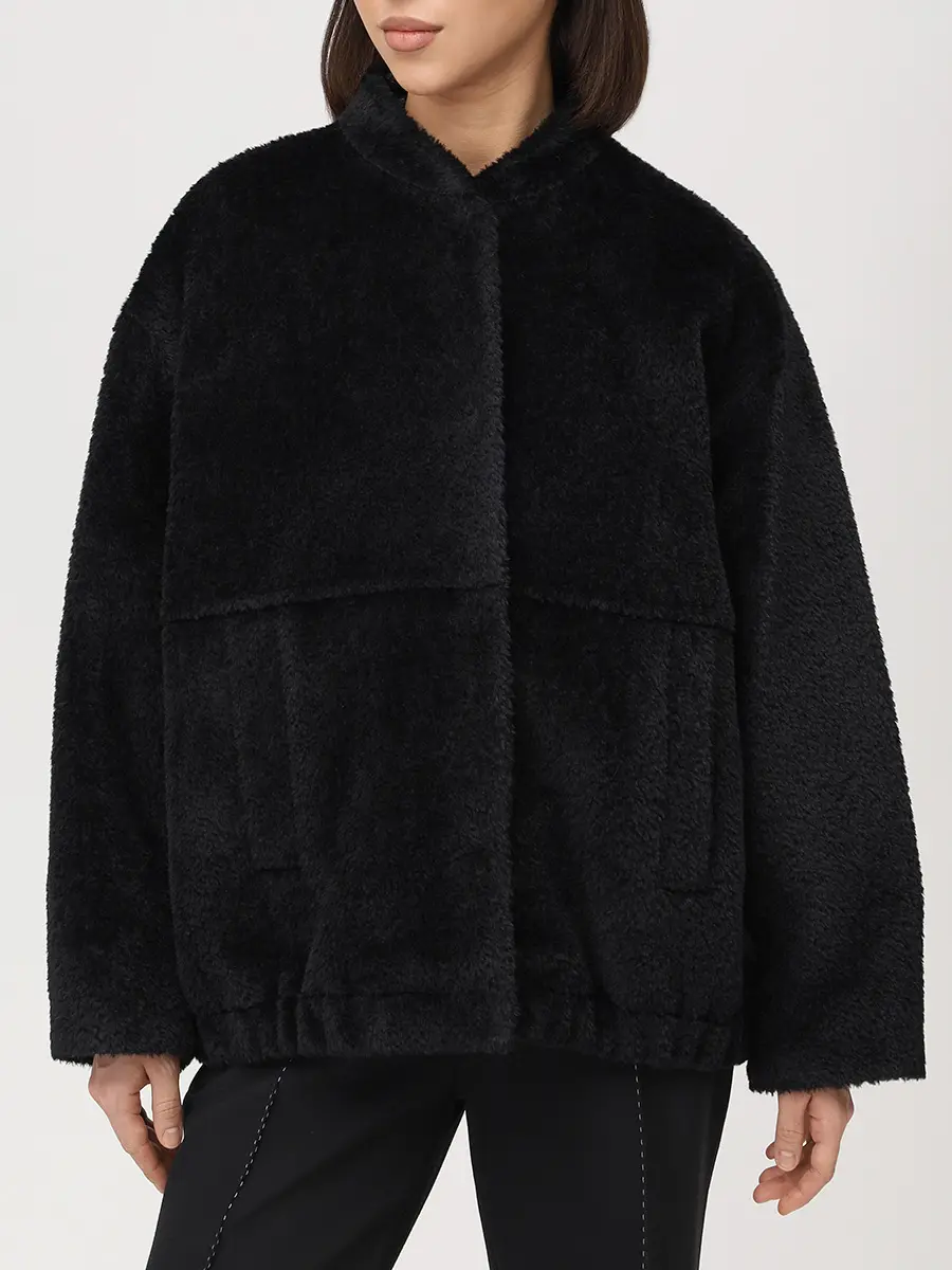 Пальто из сури альпака