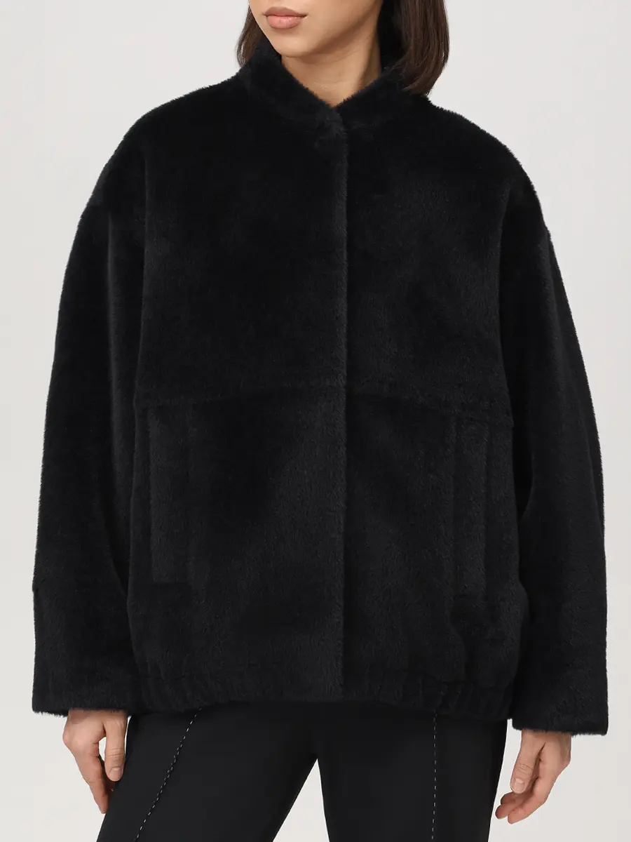 Пальто из сури альпака