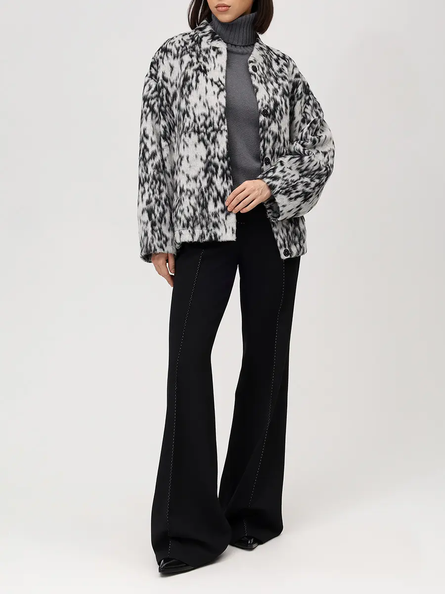 Пальто из сури альпака