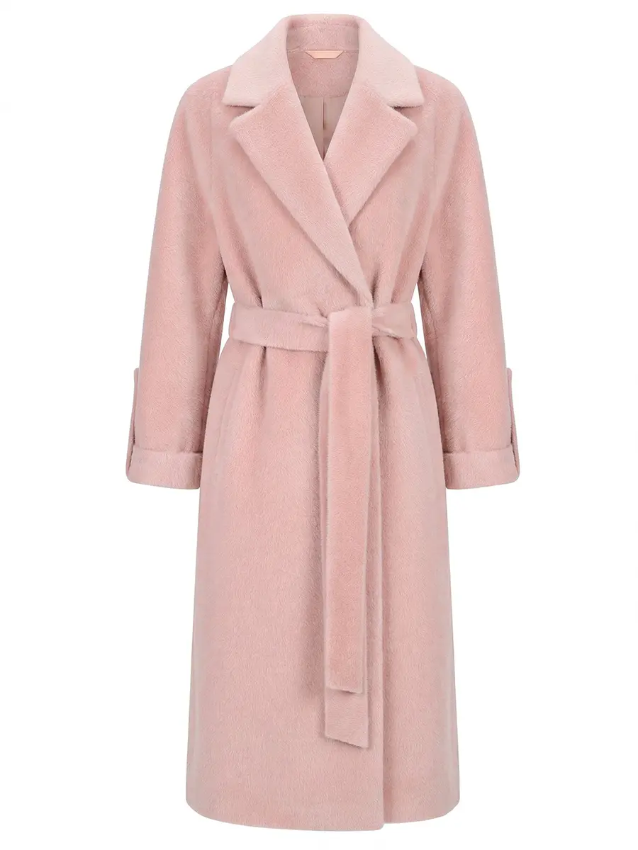 Пальто из шерсти альпака