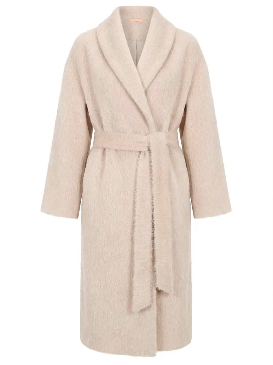 Пальто из сури альпака