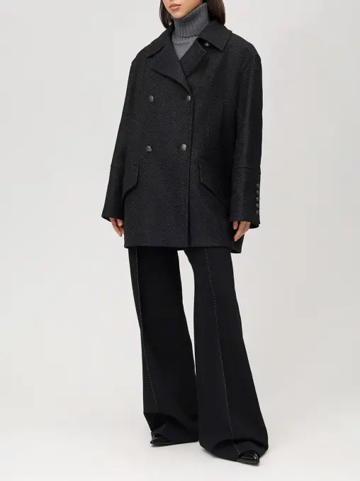 Пальто из шерсти ELISABETTA