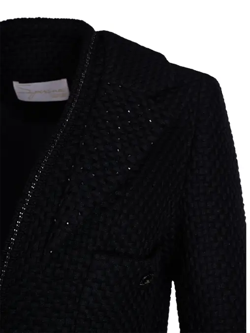 Жакет твидовый с ручной отделкой бисером и декоративной тесьмой SPERANZA COUTURE