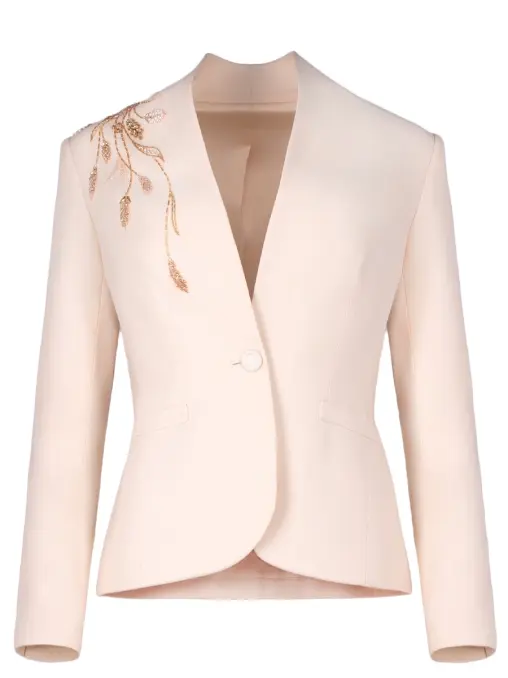 Жакет из шелка и шерсти SPERANZA COUTURE