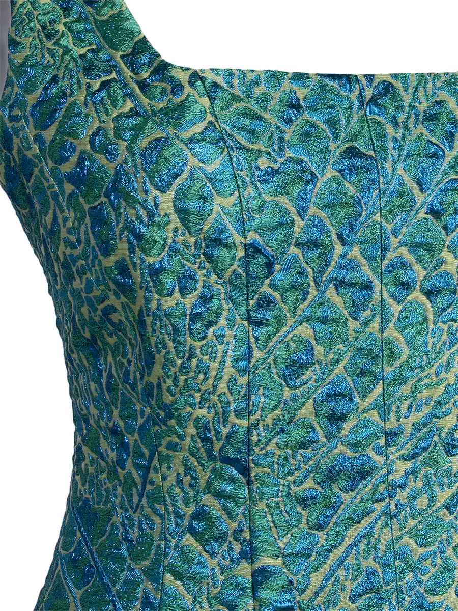 Платье из жаккарда