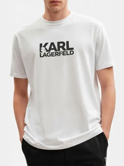 Футболка хлопковая KARL LAGERFELD