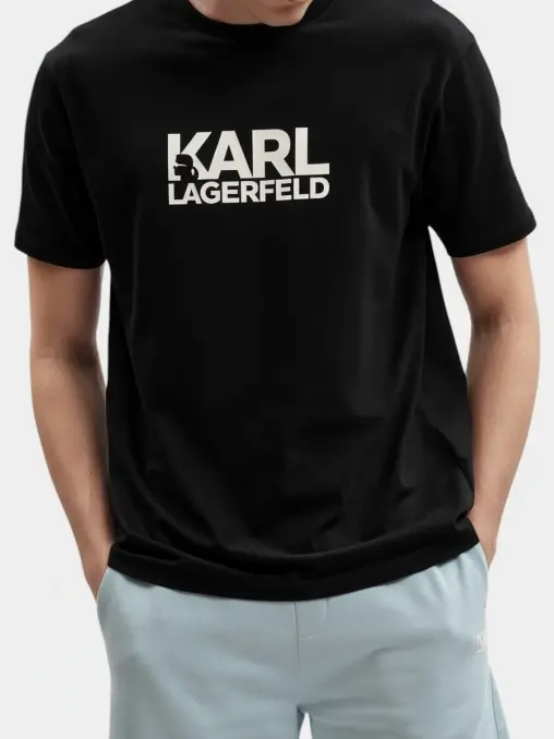 Футболка хлопковая KARL LAGERFELD