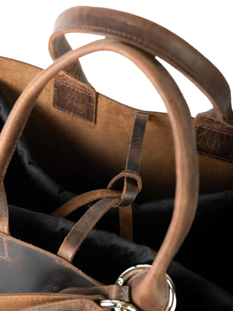 Сумка-тоут Амбер кожаная