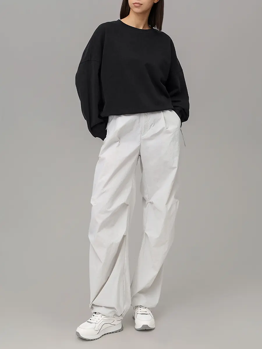 Брюки однотонные