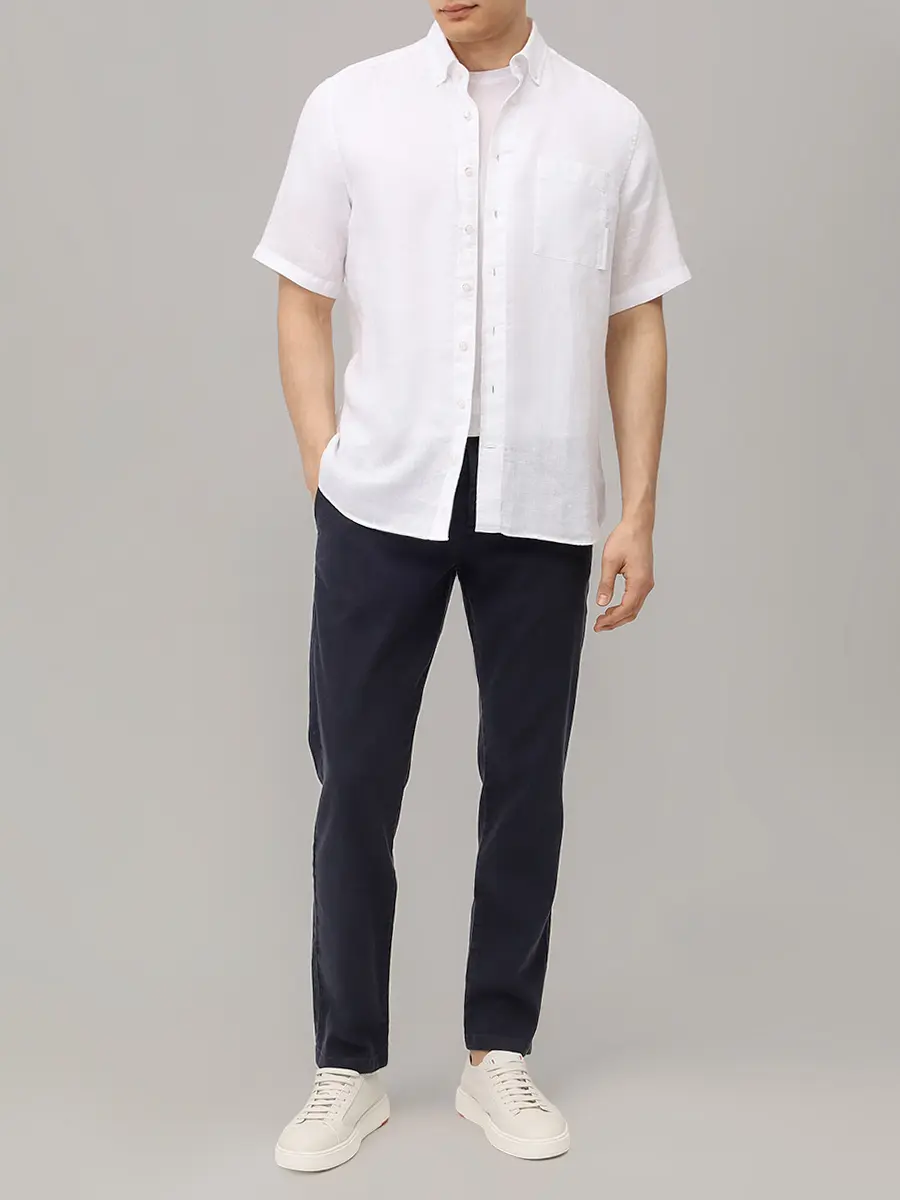 Брюки из хлопка и льна Riley