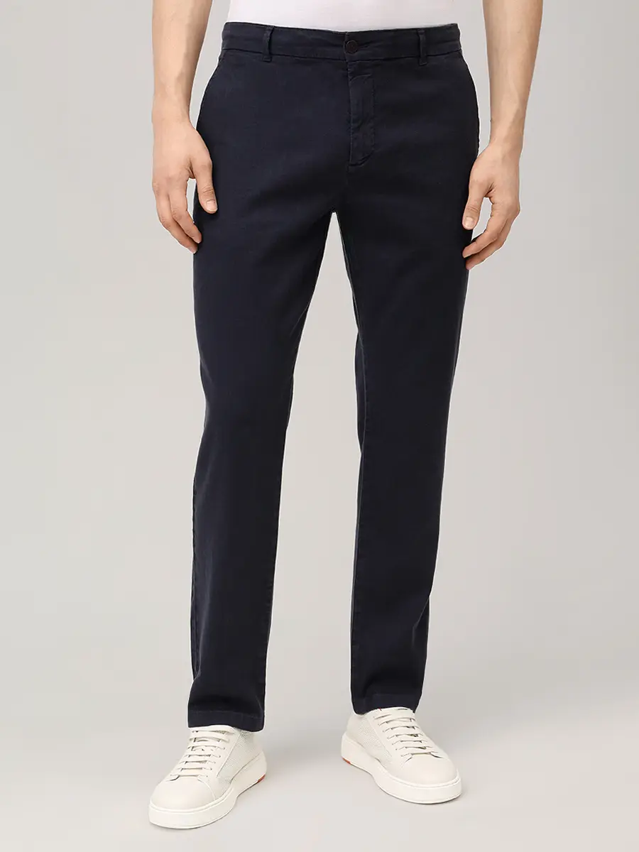 Брюки из хлопка и льна Riley