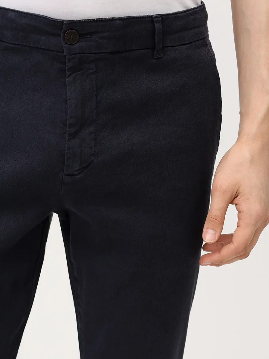 Брюки из хлопка и льна Riley