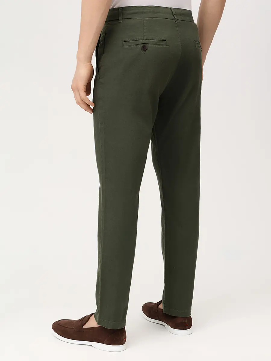 Брюки из хлопка и льна Riley