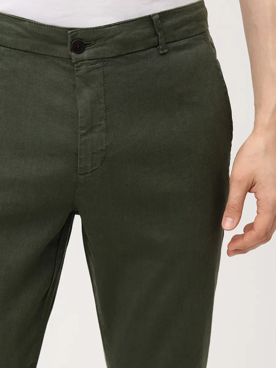 Брюки из хлопка и льна Riley