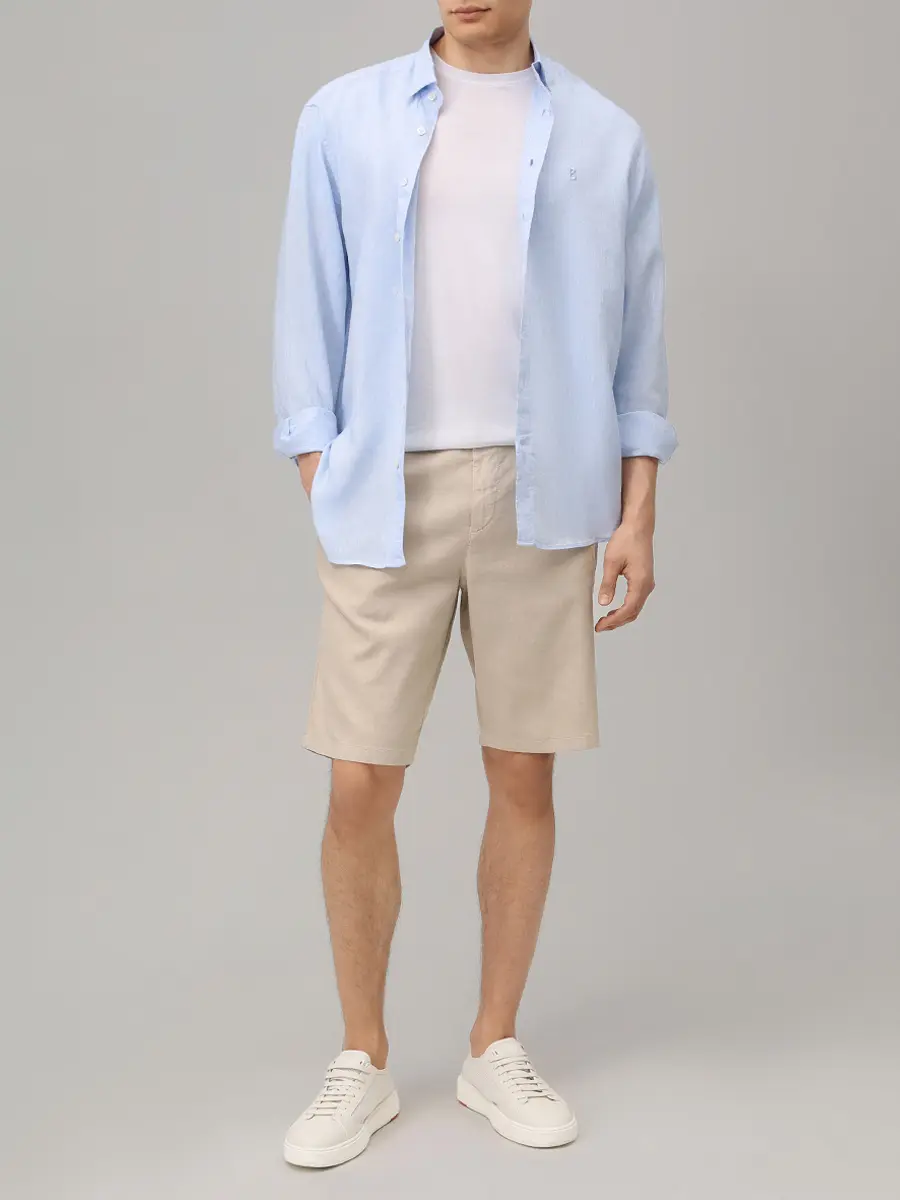 Шорты изо льна и хлопка Cole