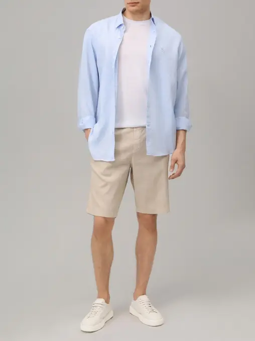 Шорты изо льна и хлопка Cole BOGNER