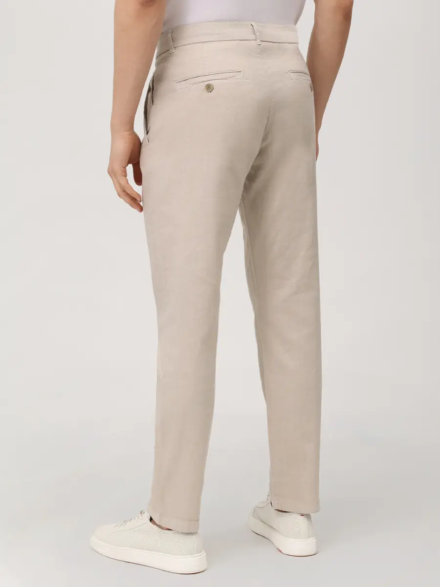 Брюки из хлопка и льна Riley