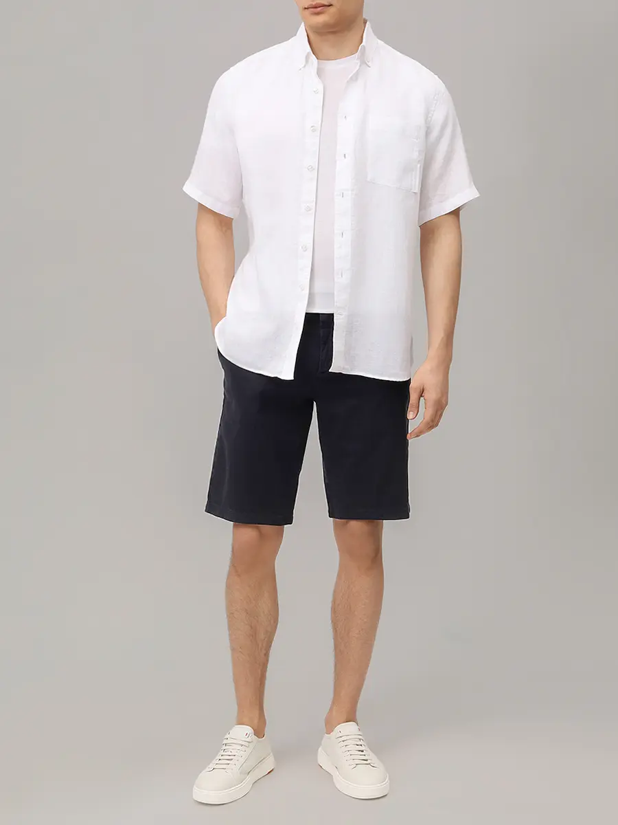 Шорты изо льна и хлопка Cole