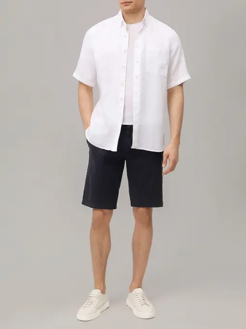 Шорты изо льна и хлопка Cole BOGNER