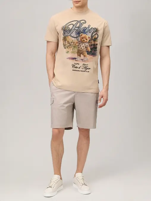 Шорты-карго хлопковые PHILIPP PLEIN