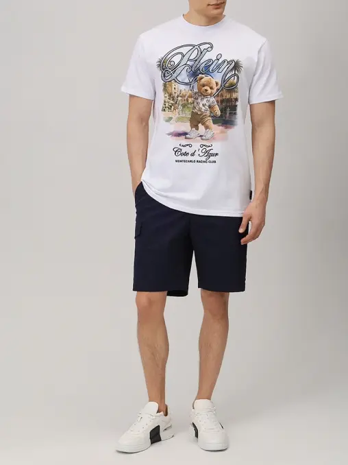 Шорты-карго хлопковые PHILIPP PLEIN