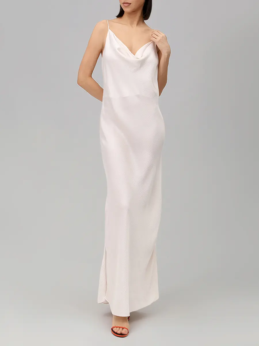 Платье шелковое