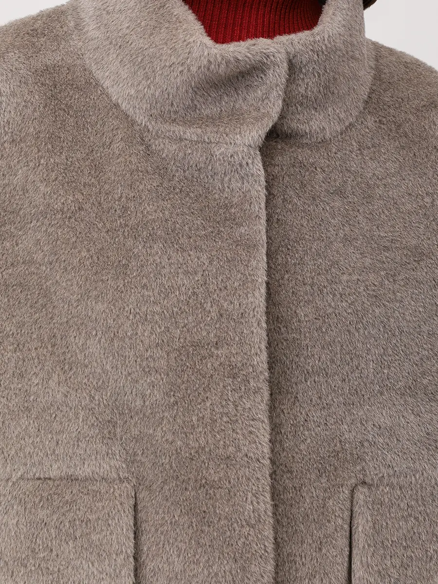 Полупальто шерстяное