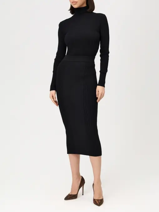 Юбка из шелка и вискозы FREE AGE