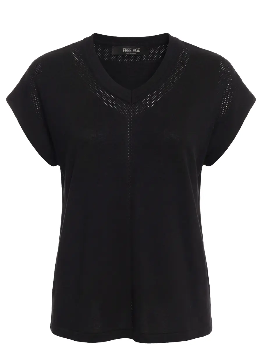 Джемпер из шелка и вискозы