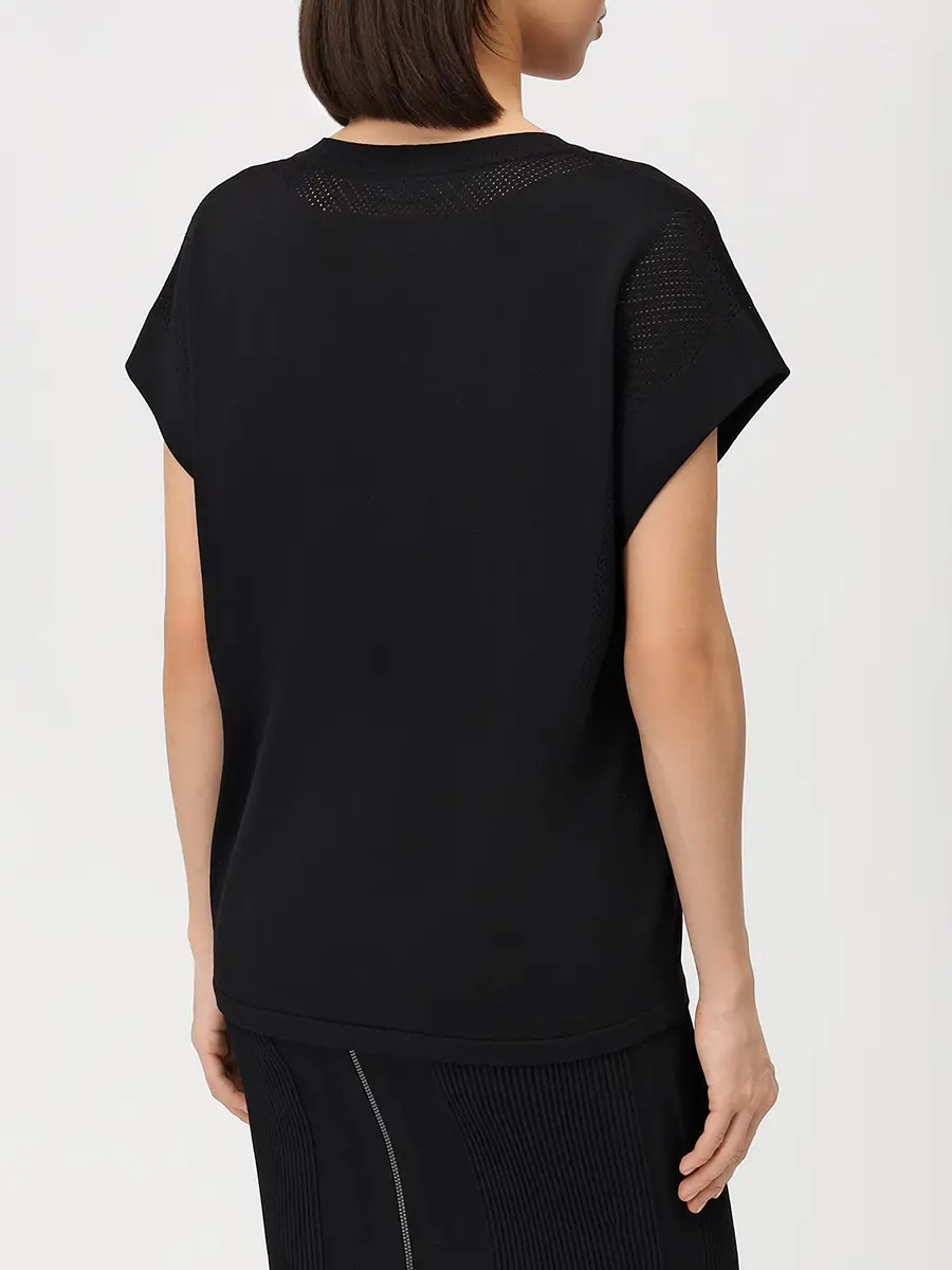 Джемпер из шелка и вискозы