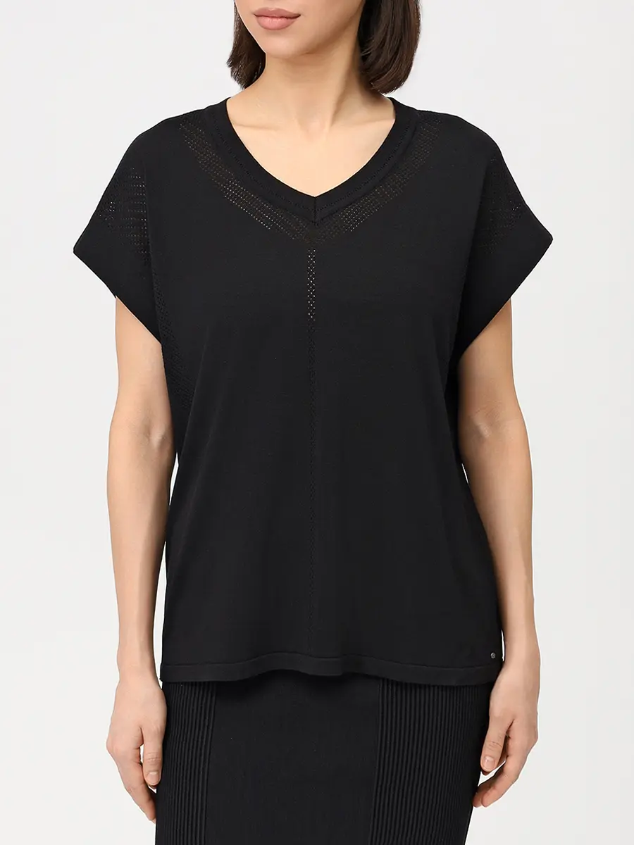 Джемпер из шелка и вискозы