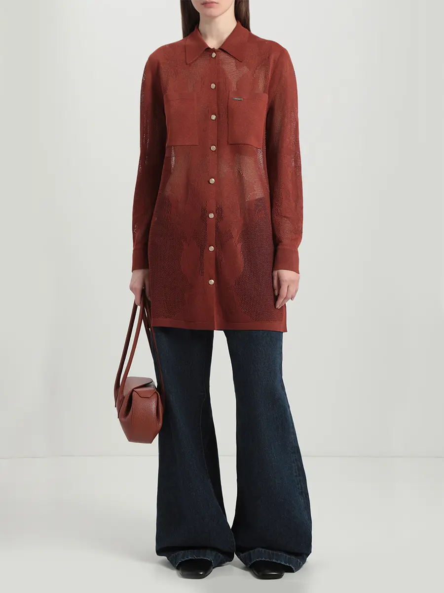 Рубашка из вискозы