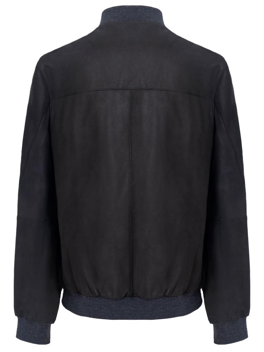 Бомбер кожаный