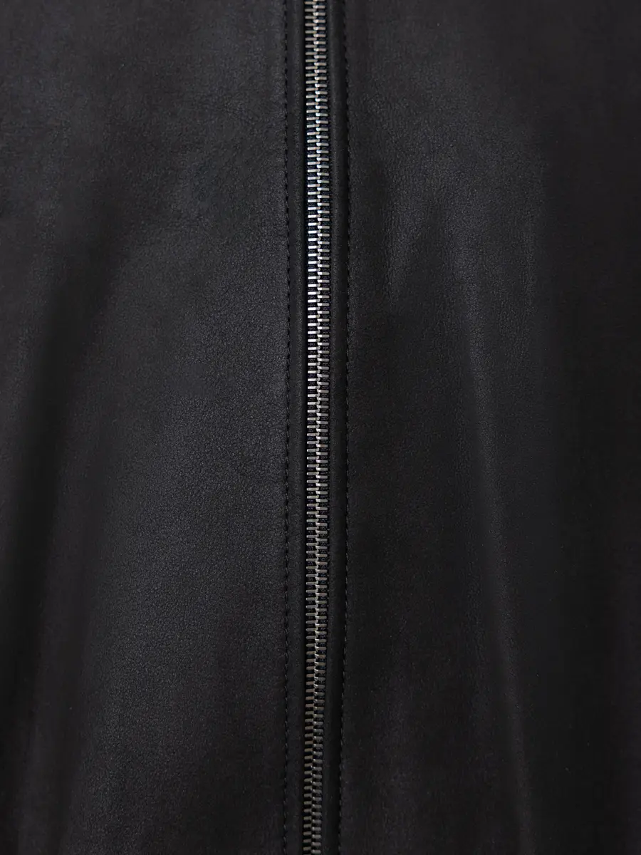 Бомбер кожаный