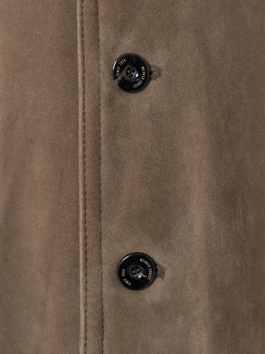 Бомбер замшевый