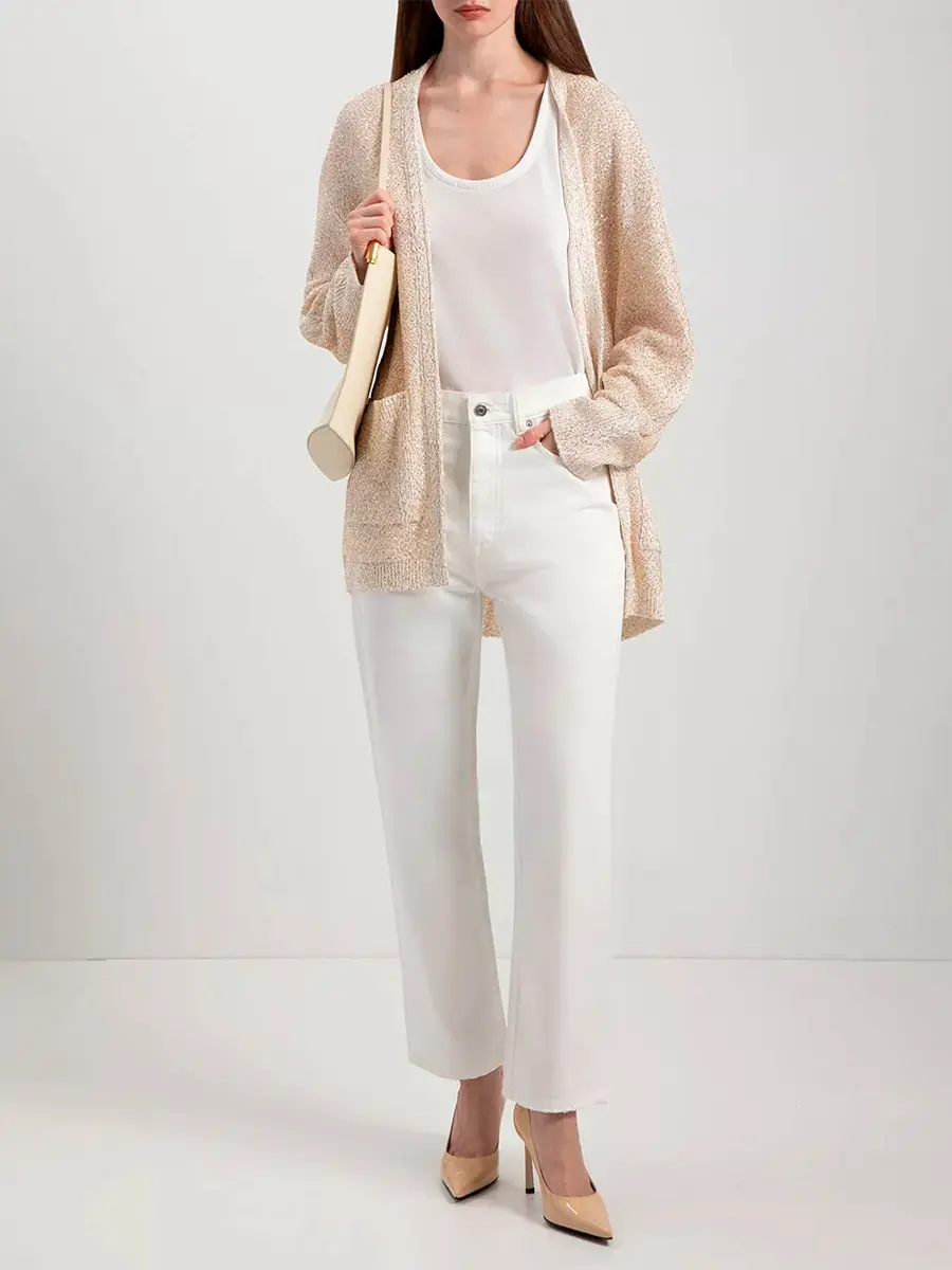 Кардиган с пайетками