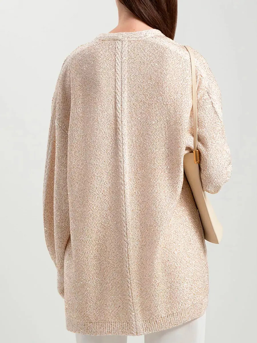 Кардиган с пайетками