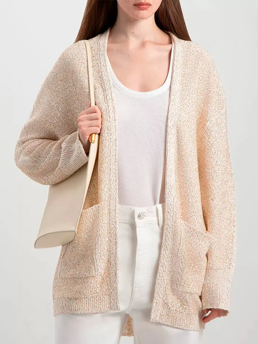 Кардиган с пайетками