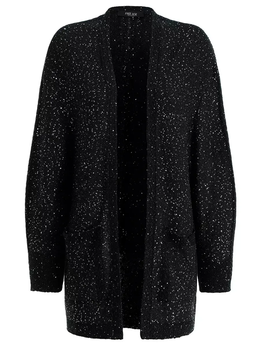 Кардиган с пайетками