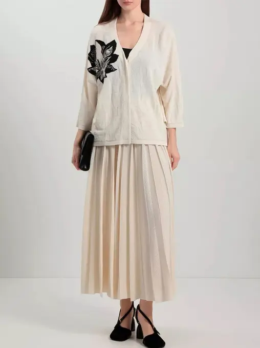 Кардиган из шелка и вискозы FREE AGE