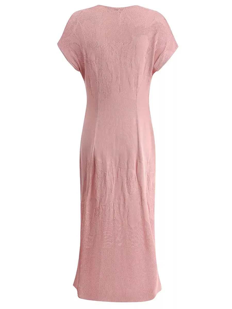 Платье из шелка и вискозы