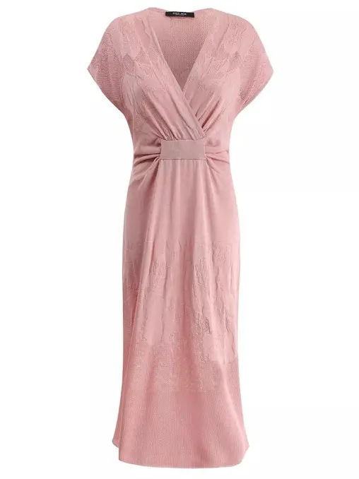 Платье из шелка и вискозы FREE AGE