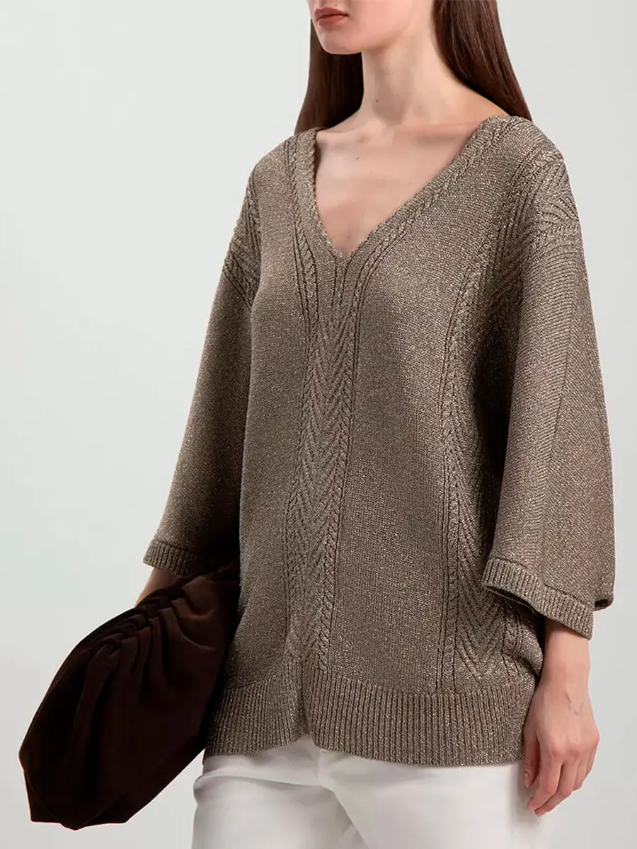 Пуловер из вискозы