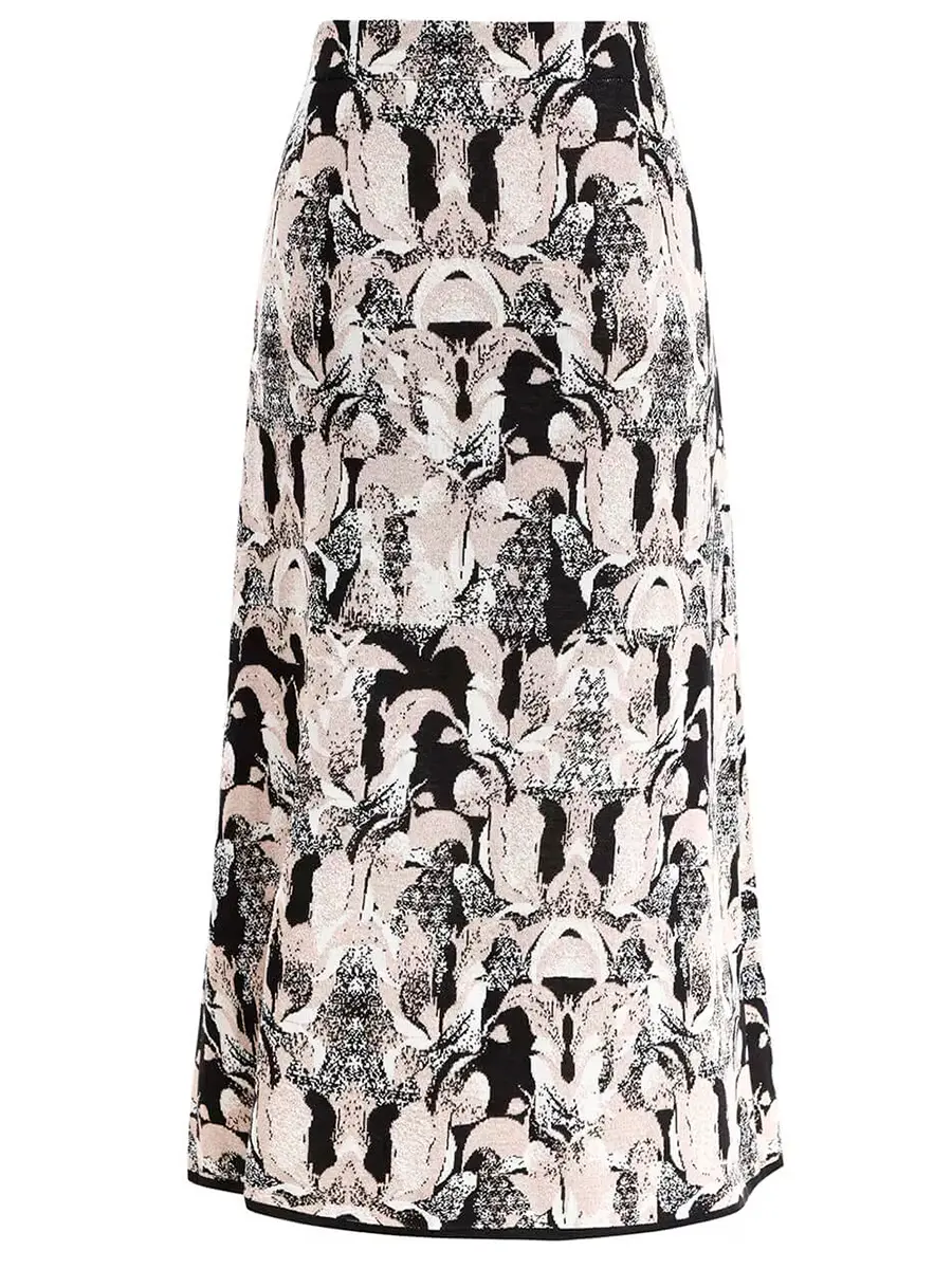 Юбка из шелка и вискозы